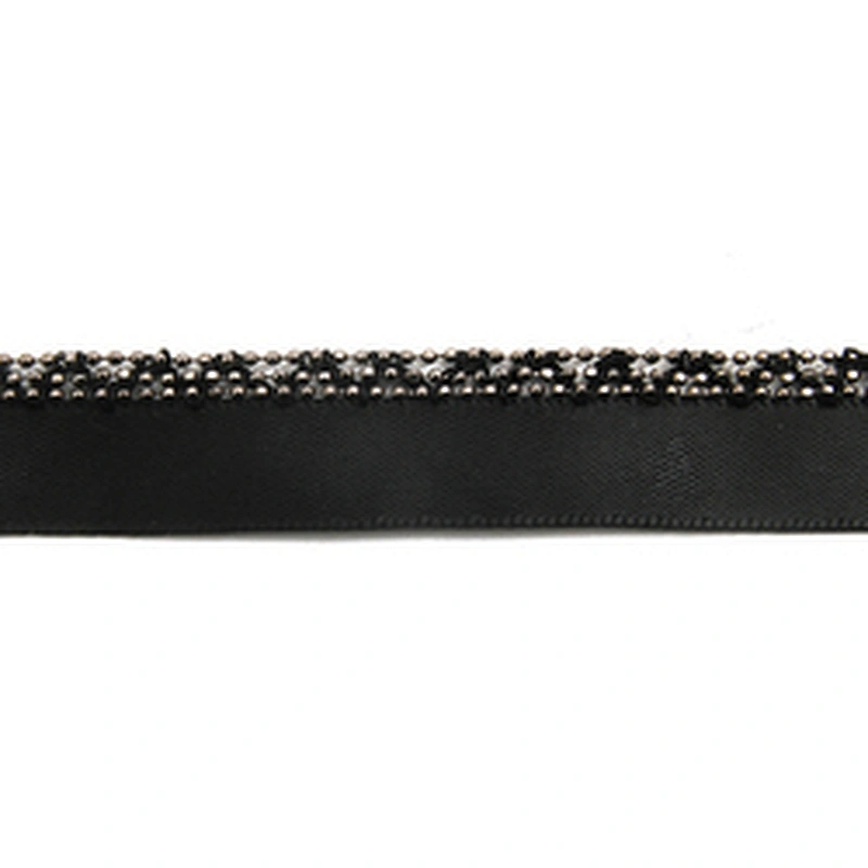 Wholesale Chain lace trim beaded 1.3 cm Sew-On lace trim Ribbons Lace trimmings for clothes Webbing Accessories
