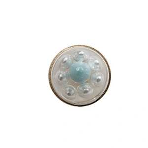 European and American style clothing rhinestone buttons crystal pearl clothing accessories wholesale butt,crystal button