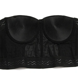 Kawaii High corset crop top sexy black women's handmade rhinestone diamond adult Erotic fashion sexy underwear