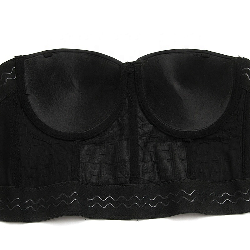 Kawaii High corset crop top sexy black women's handmade rhinestone diamond adult Erotic fashion sexy underwear