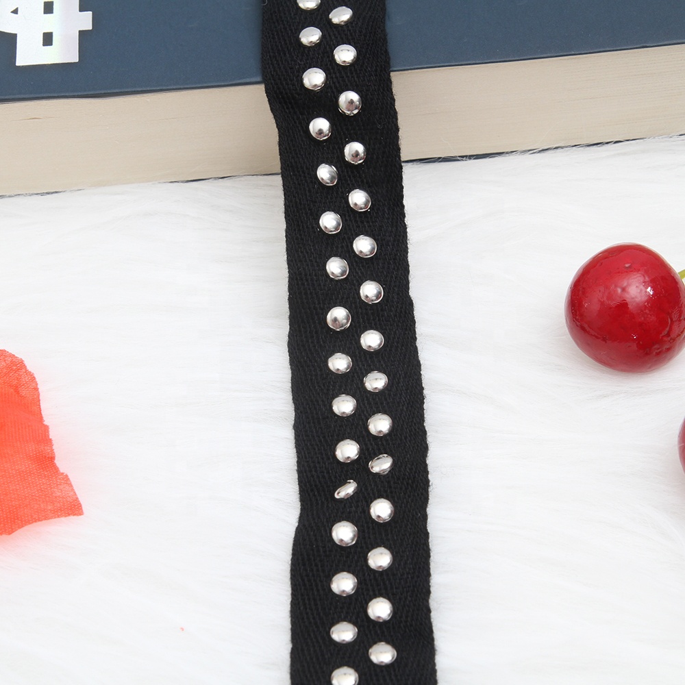lace trim ribbon diy handmade costume dress sewing Studs Bead Trimming Design Rivets Triming