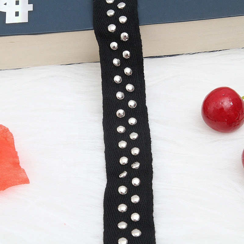 lace trim ribbon diy handmade costume dress sewing Studs Bead Trimming Design Rivets Triming