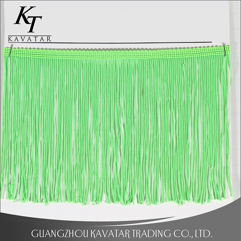 Fashion new design colorful long tassel fringe trim for dress