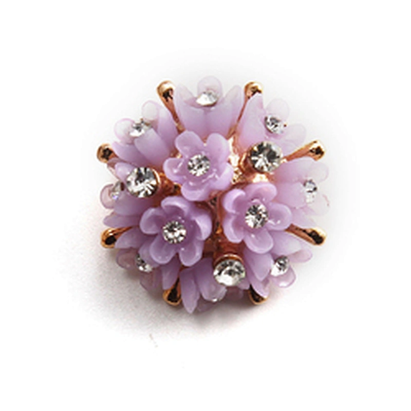 Fashionable rhinestone garment accessories buttons Copper buttons coat garment buttons