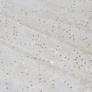Kavatar Wholesale Customized Glitter Bling Velvet Fringe Sequin Fabric african lace fabrics