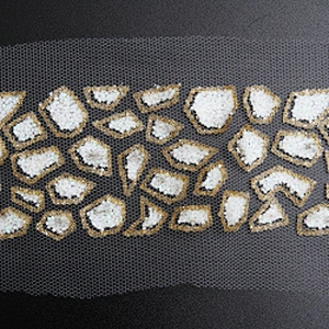 Fashion hand bronzing manual bar code lace clothing accessories