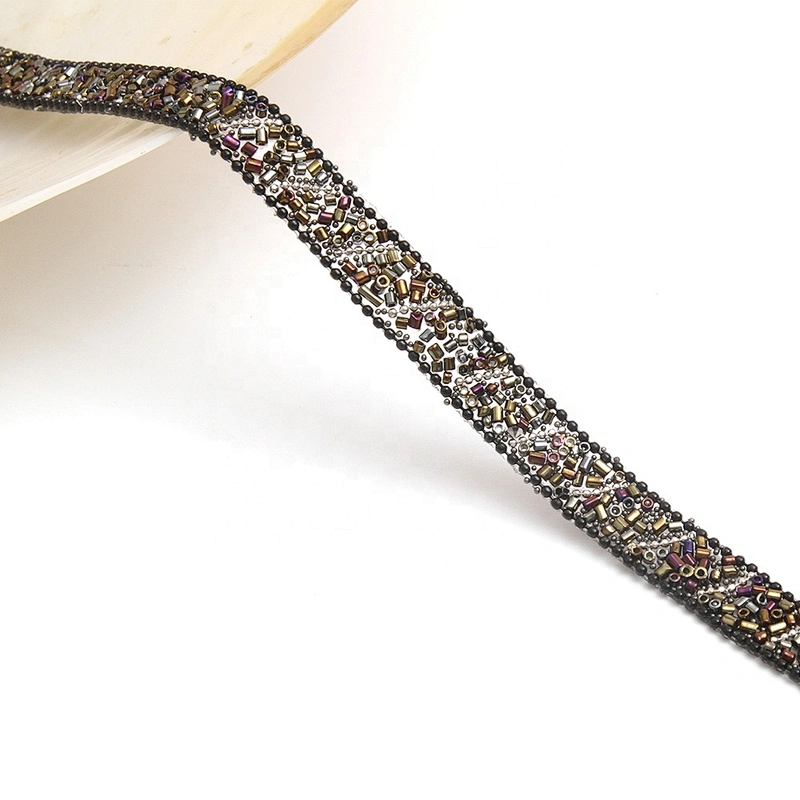 Kavatar  wholesale Hotfix beaded Trimming for Clothing Cheap for shoes hotfix heat designs clothes glass bead Resin transfers