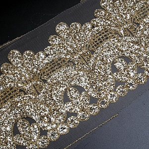 Fashion hand bronzing manual bar code lace clothing accessories
