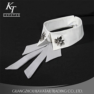 Kavatar New Arrival Rhinestone Shirt Collar For Decoration Women Clothes