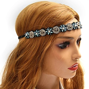 European and American fashion ethnic minority style of the trend of elastic hair belt o-ring plisse headband