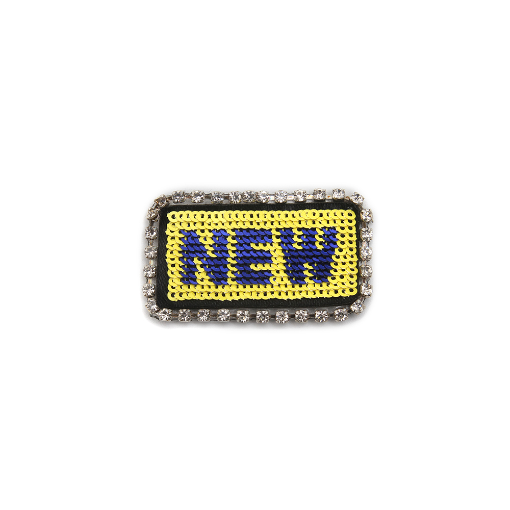 wholesale  designer badges patches cloth stickers Sew on for clothing accessories decoration 3D patch rhinestone sequin patch