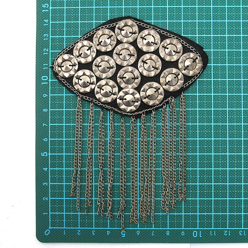 wholesale  designer badges patches cloth stickers Sew on for clothing accessories decoration 3D patch rhinestone Metal patch