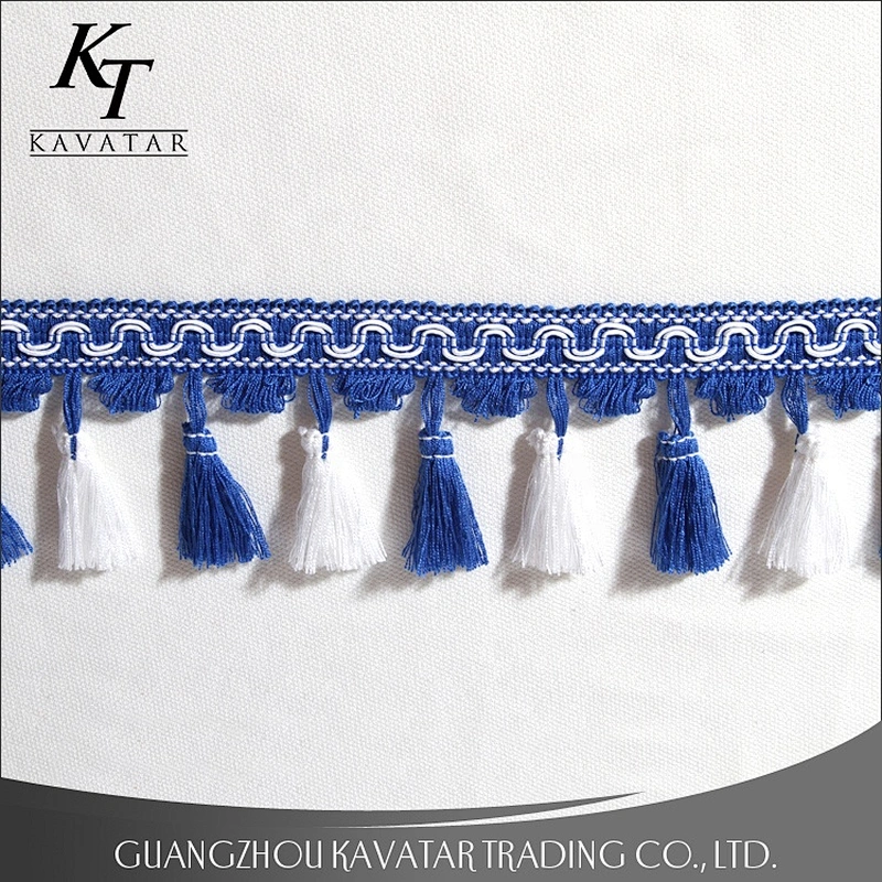 Tassel lace trimming colorful design for garment