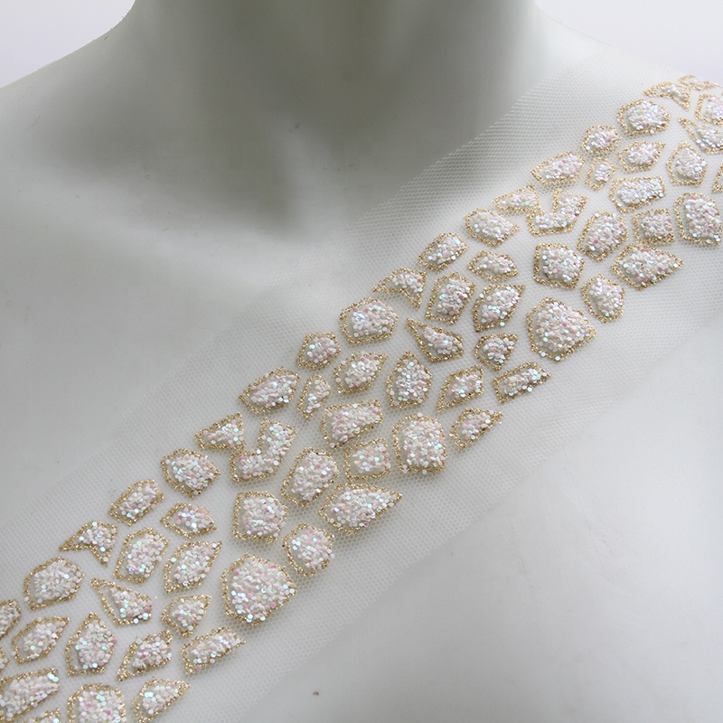 Fashion hand bronzing manual bar code lace clothing accessories