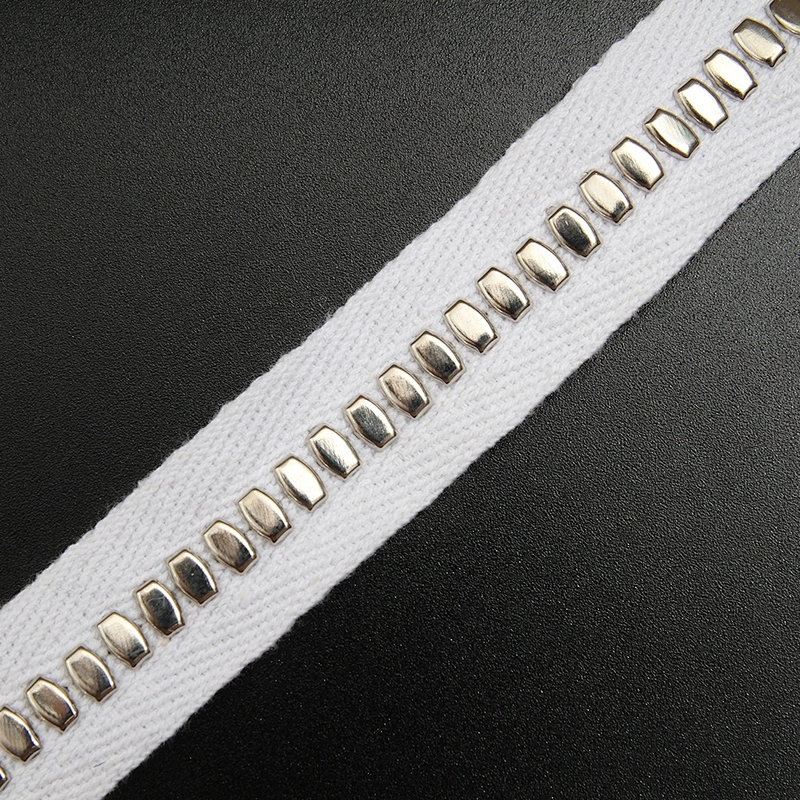 Studs beaded ribbon trim fabric diy handmade costume dress sewing Design Rivets Trims