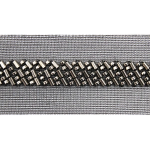 wholesale Embroidery beaded lace trim 3.9 cm Mesh fabric lace trims beautiful Accessories for dress 3D wedding Designer