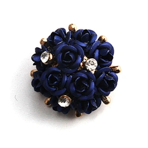Fashionable rhinestone garment accessories buttons Copper buttons coat garment buttons