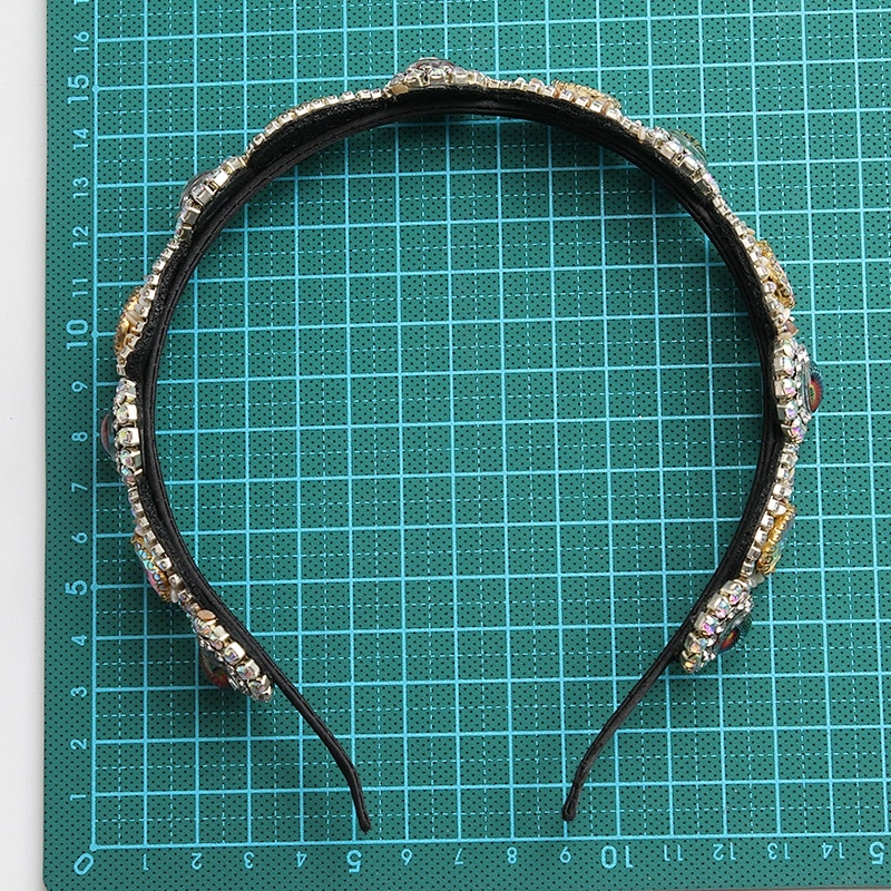 Wholesale KNOTTED CANDY JEWELED Headband Hairbands Fashion designer turband headband Custom made headband