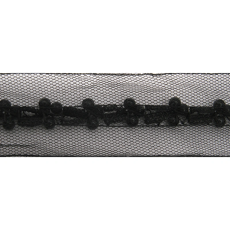 kavatar  wholesale new Handmade Bead lace Embroidered Tulle Trim wedding with Accessories Beads Crystals & Rhinestones