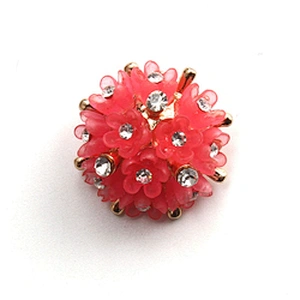Fashionable rhinestone garment accessories buttons Copper buttons coat garment buttons