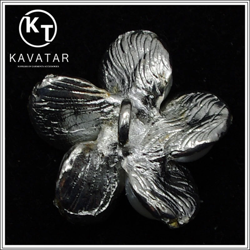 wholesale Kavatar rhinestone pearl button for bridal dress Accessories