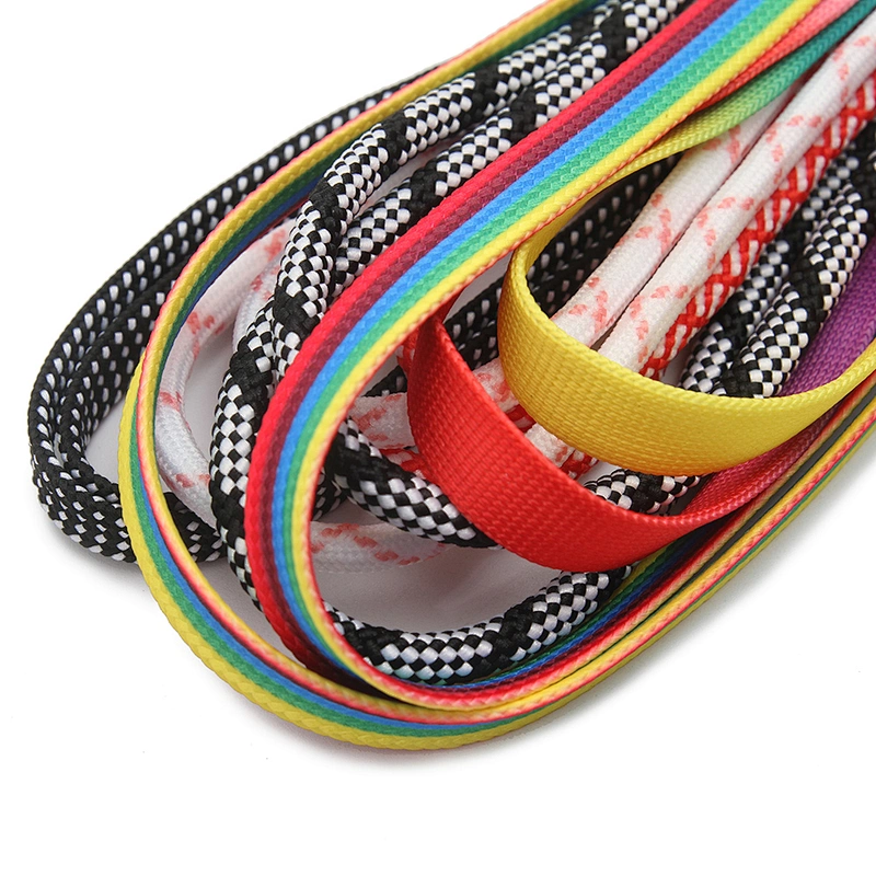 Wholesale  Cords Polyester Garment Drawstring rope Hoodie Rope flat rope Custom Garment Accessories Fashion Silicone End Tips