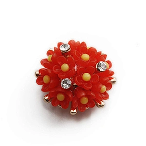 Fashionable rhinestone garment accessories buttons Copper buttons coat garment buttons
