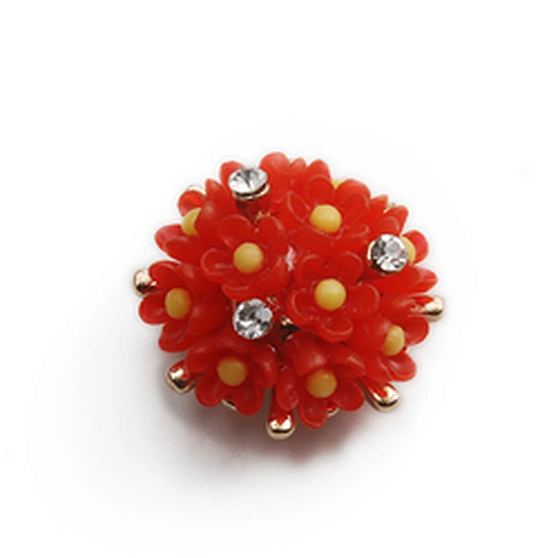 Fashionable rhinestone garment accessories buttons Copper buttons coat garment buttons
