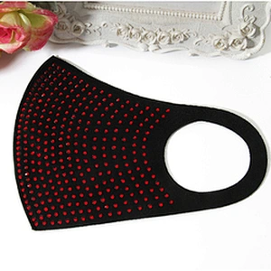 wholesale warm dust and wind proof cotton party accessories masked PM 2.5 fashion  rhinestone face masked