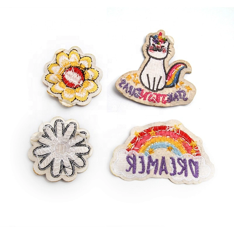 Christmas Cherry Flower Decorative Sew on Rhinestone Beaded Patches Wholesale patches for clothing