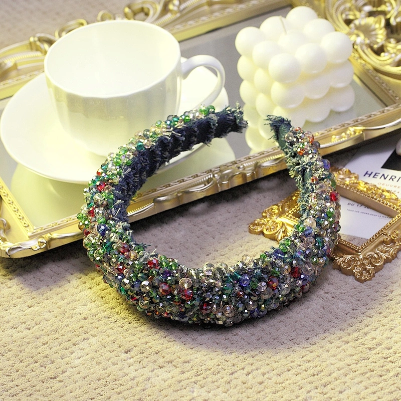 Wholesale headbands  european and American minimalist hair band ,baroque headbands rhinestone headbands