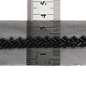 Wholesale Embroidery beaded lace trim 3.5 cm Mesh fabric lace trims beautiful Accessories for dress 3D wedding Designer