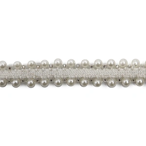 kavatar  wholesale new Handmade Bead lace Embroidered Tulle Trim wedding with Accessories Beads Crystals & Rhinestones