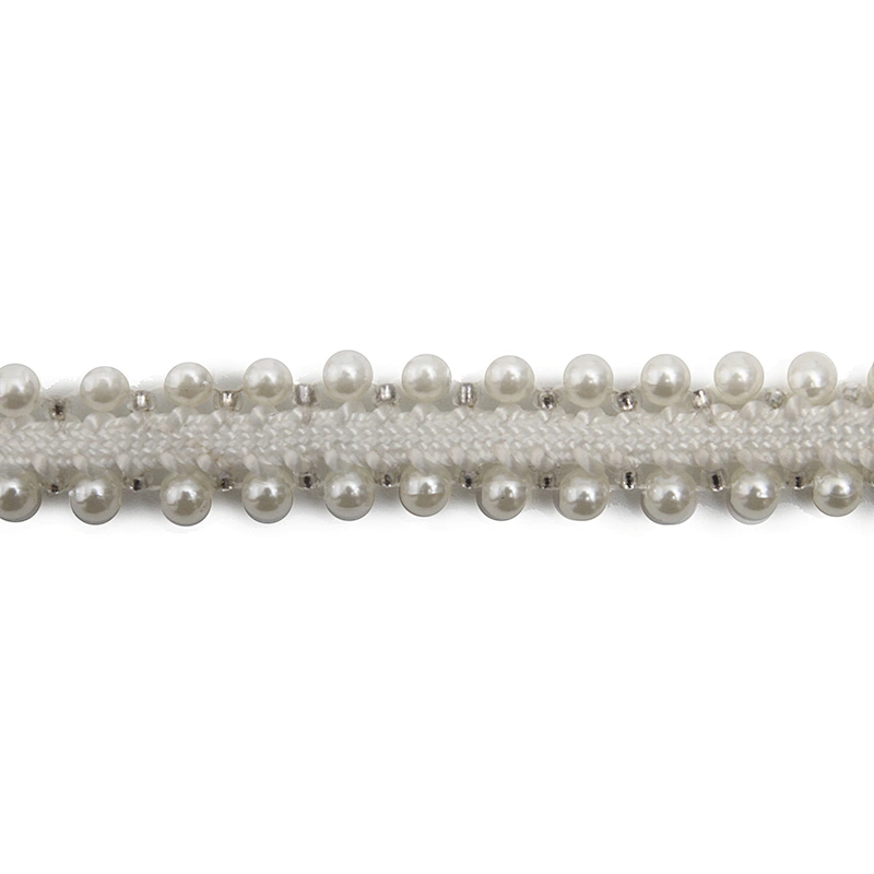 kavatar  wholesale new Handmade Bead lace Embroidered Tulle Trim wedding with Accessories Beads Crystals & Rhinestones