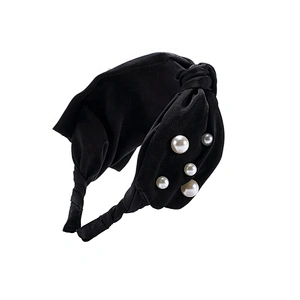 European and Korean beauty simple fashion pearl hairband, web celebrity fashion style headband hair accessories