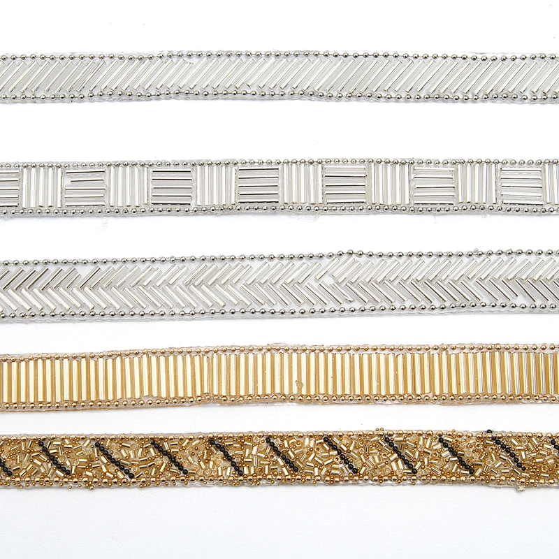 wholesale hot fix tape with rhinestone hot fix trimming chain glitter trim for DIY garment dresses Accessories
