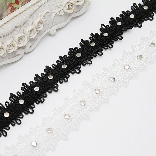 wholesale garment rivets Trimming lace trim fabric Design rivets for bags fashion custom crystal flat rivet studs