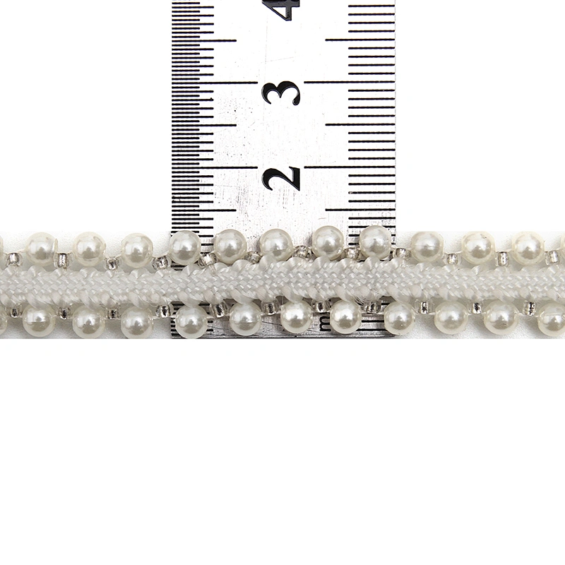 kavatar  wholesale new Handmade Bead lace Embroidered Tulle Trim wedding with Accessories Beads Crystals & Rhinestones