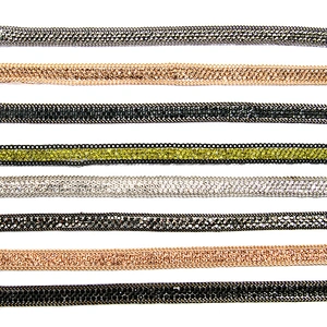 wholesale hot fix tape with rhinestone hot fix trimming chain glitter trim for DIY garment dresses Accessories