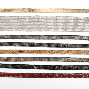 wholesale hot fix tape with rhinestone hot fix trimming chain glitter trim for DIY garment dresses Accessories
