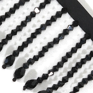 Multi-color Decorative Crystal Rhinestone Fringe Tassel Trim for Fashion Accessories Garments Design