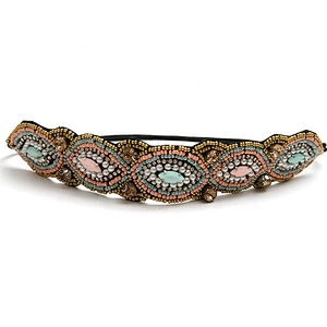 European and American fashion ethnic minority style of the trend of elastic hair belt o-ring plisse headband