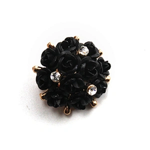 Fashionable rhinestone garment accessories buttons Copper buttons coat garment buttons