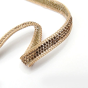 wholesale hot fix tape with rhinestone hot fix trimming chain glitter trim for DIY garment dresses Accessories