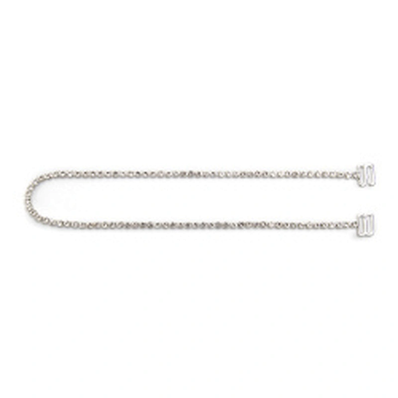 Wholesale Women Evening Party Dress Camisole  Plated tassel fringe alloy Rhinestone Chain Trim Bra Crystal Shoulder Strap