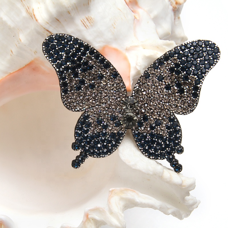 Best-selling clothing shoes and hats clothing accessories rhinestone butterfly pattern rhinestone beaded patches sew patches sal