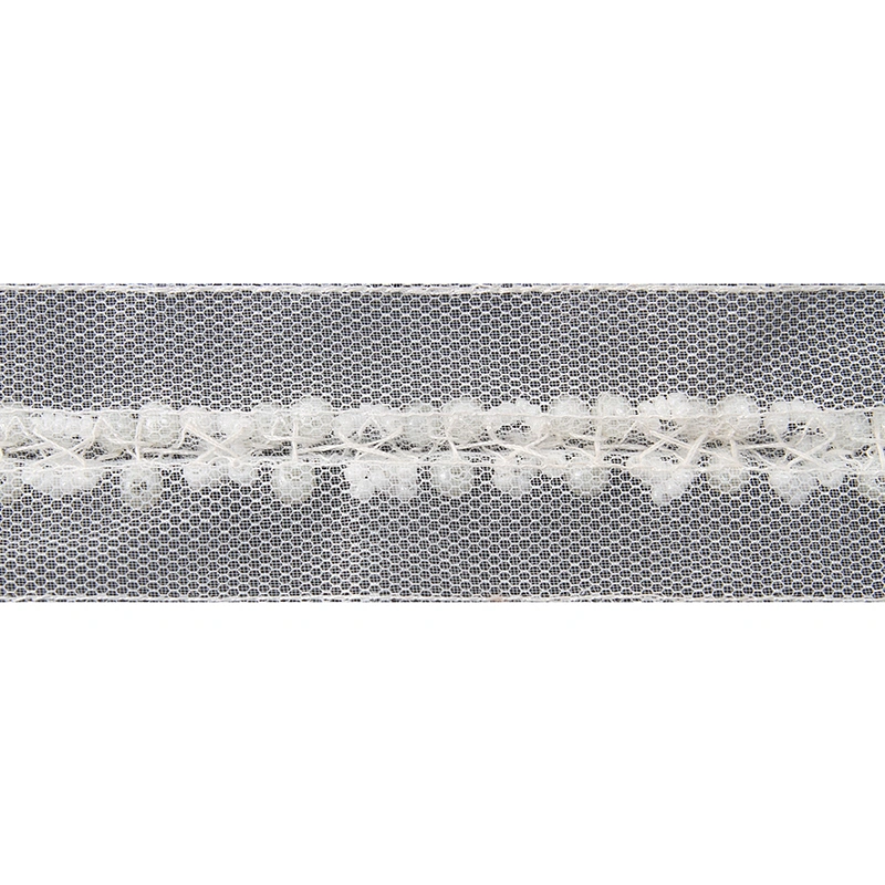 kavatar  wholesale new Handmade Bead lace Embroidered Tulle Trim wedding with Accessories Beads Crystals & Rhinestones
