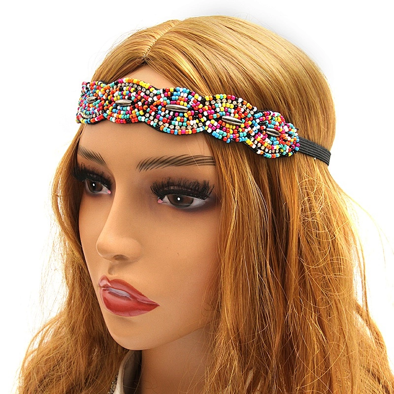 European and American fashion ethnic minority style of the trend of elastic hair belt o-ring plisse headband
