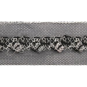 kavatar  wholesale new Handmade Bead lace Embroidered Tulle Trim wedding with Accessories Beads Crystals & Rhinestones