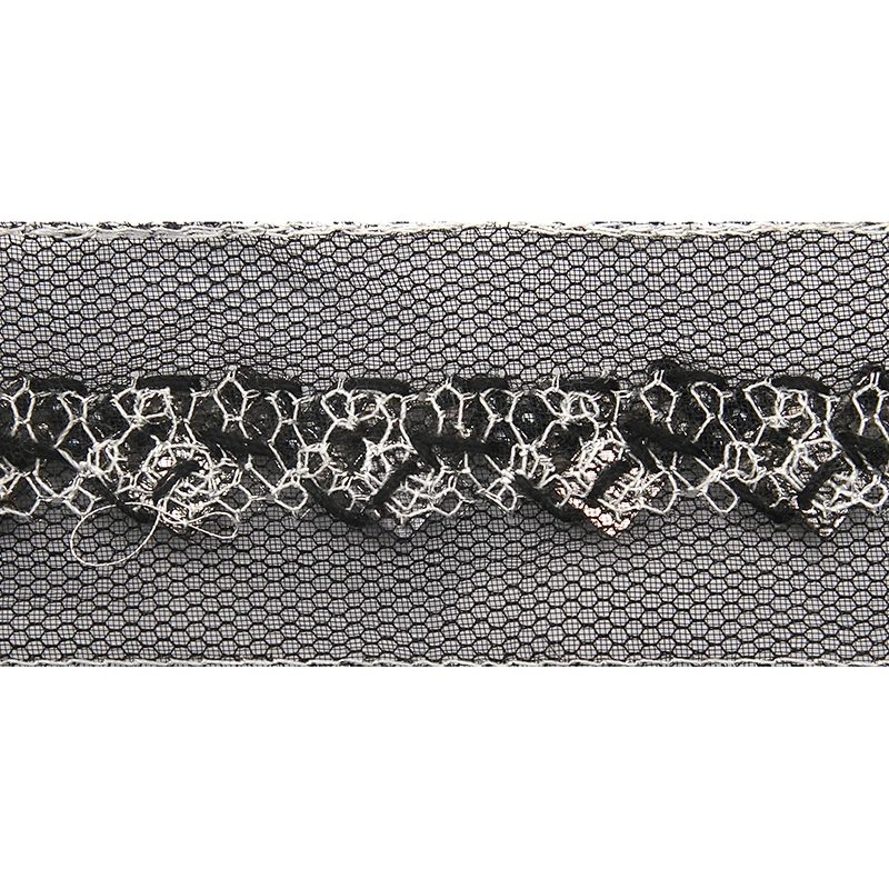 kavatar  wholesale new Handmade Bead lace Embroidered Tulle Trim wedding with Accessories Beads Crystals & Rhinestones